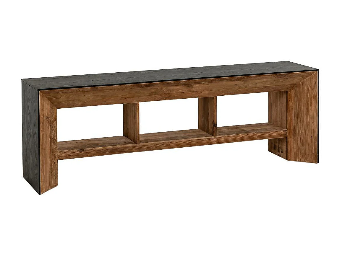 Meuble TV en pin recyclé Constance