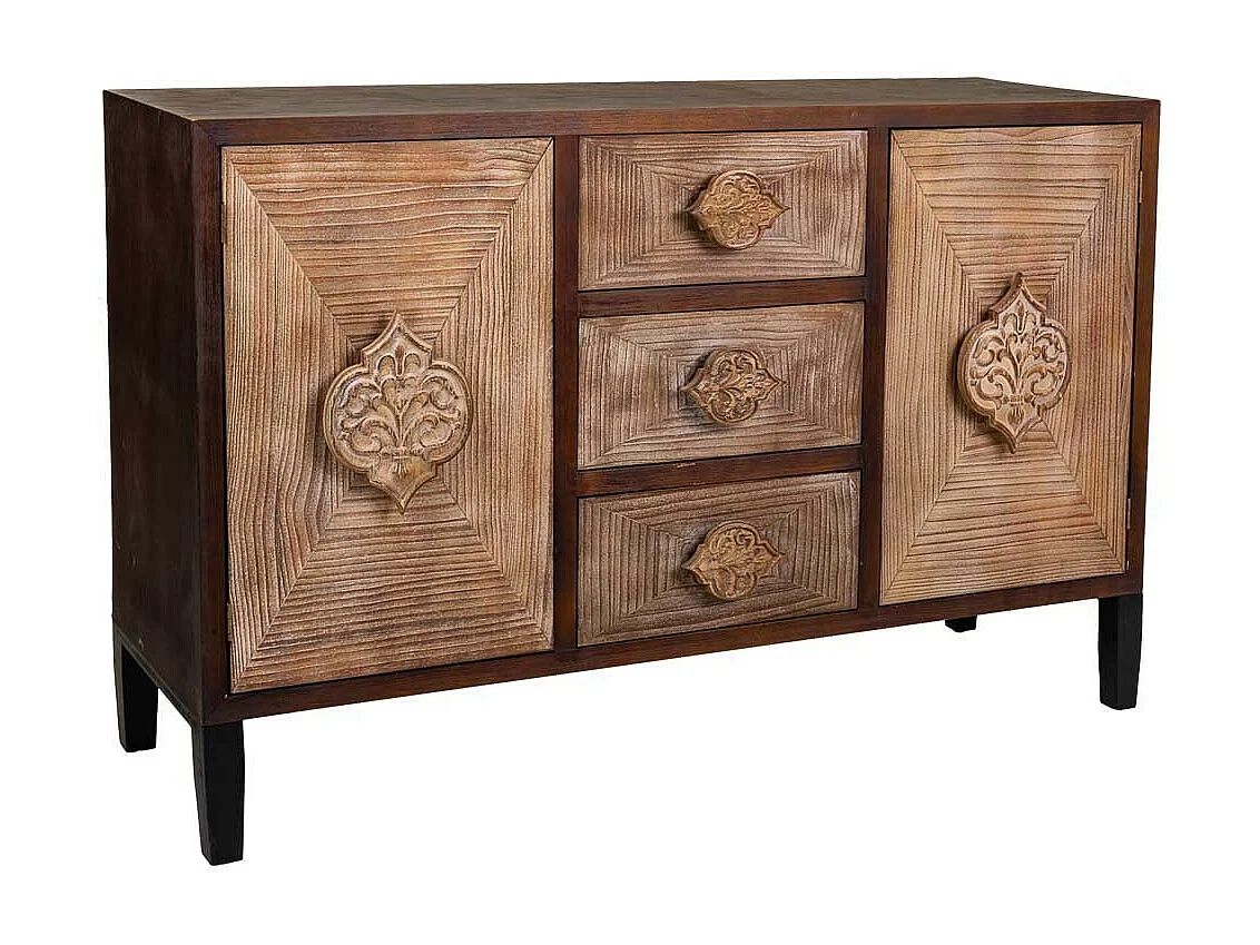 Credenza in legno marrone 133x40x87h