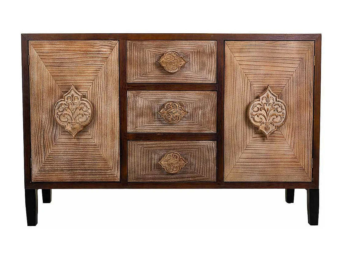Credenza in legno marrone 133x40x87h