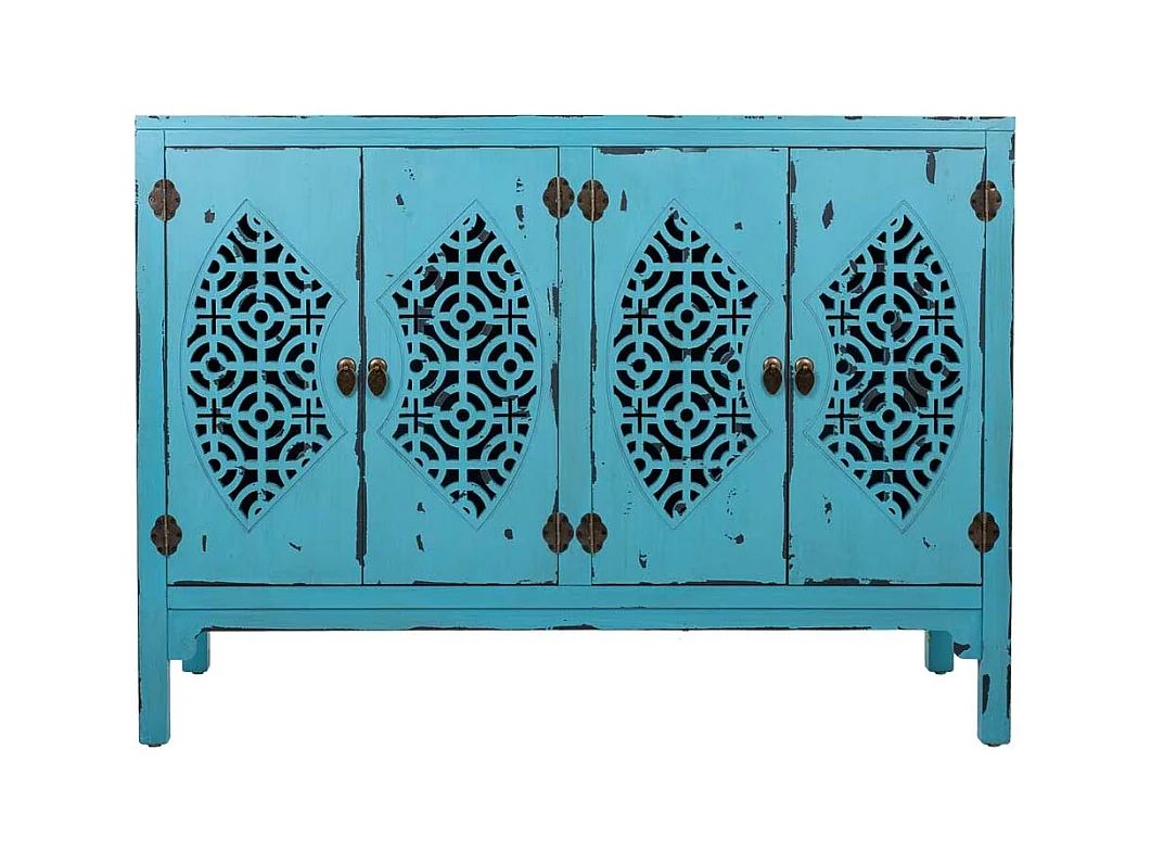 Buffet em madeira com 4 portas