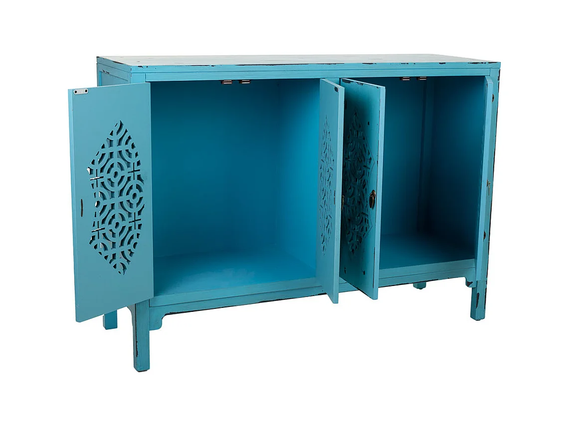 Buffet em madeira com 4 portas