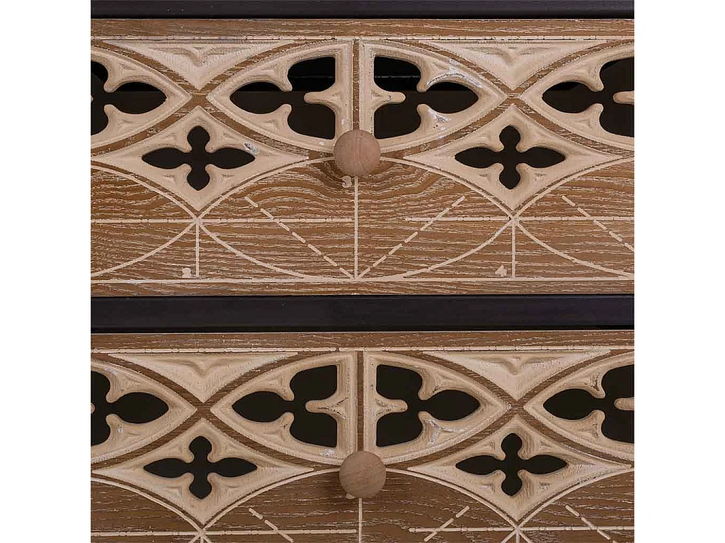 Credenza in legno marrone 120x35x54h