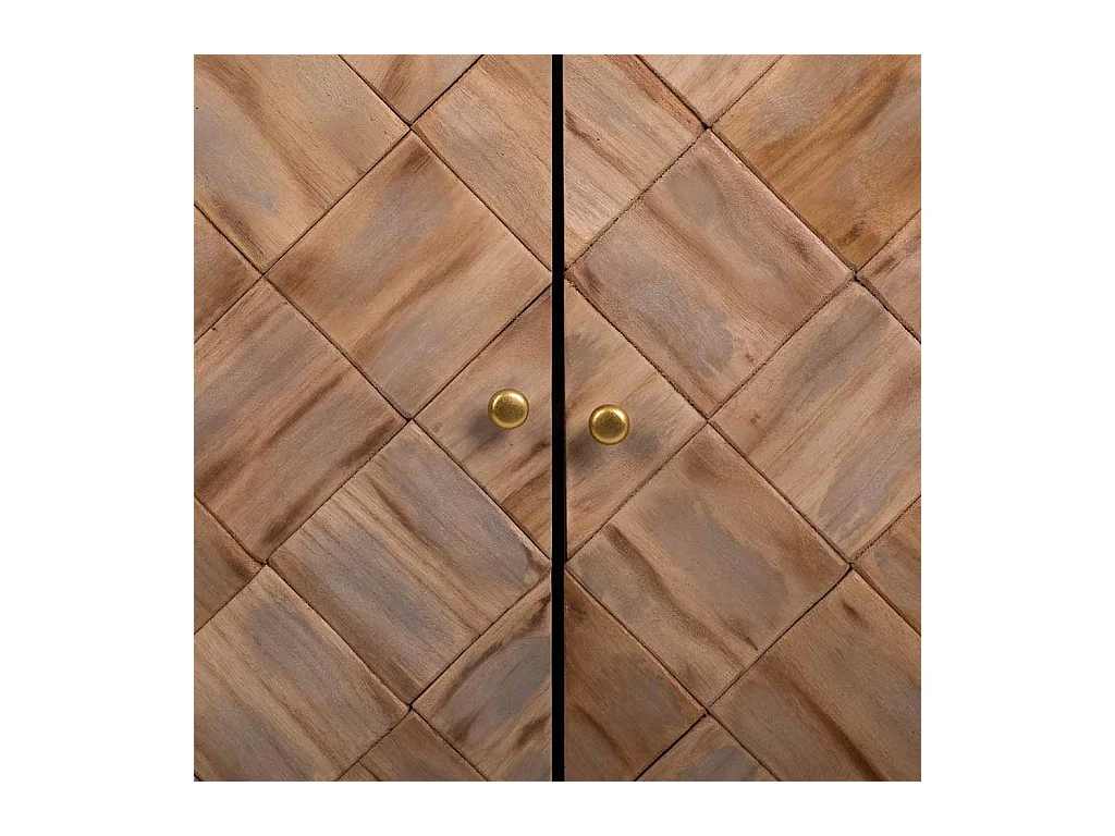 Aparador de madera marrón 120x41,5x71