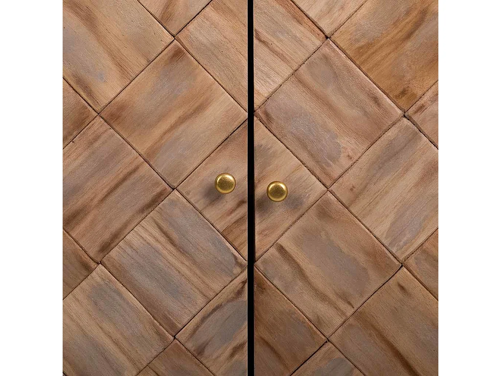 Aparador de madera marrón 120x41,5x71