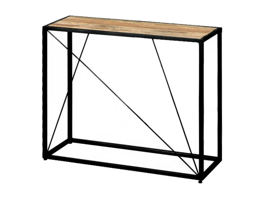 VARUA - Lot de 2 Consoles Gigognes en Manguier Massif