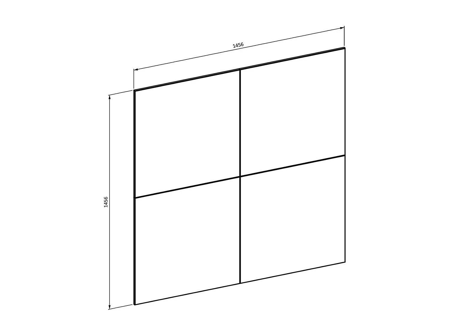 Mobile TV XL con pannello decorativo da parete della collezione CLARA. Colore rovere e nero opaco.