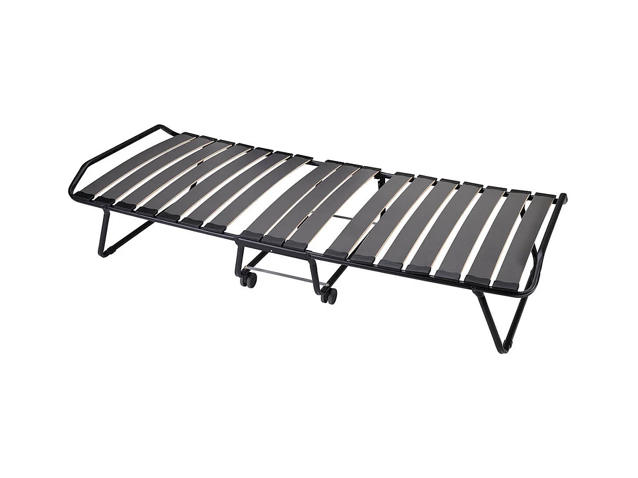GRAND CONFORT - Lit Pliant à Roulettes 90x190cm avec Matelas