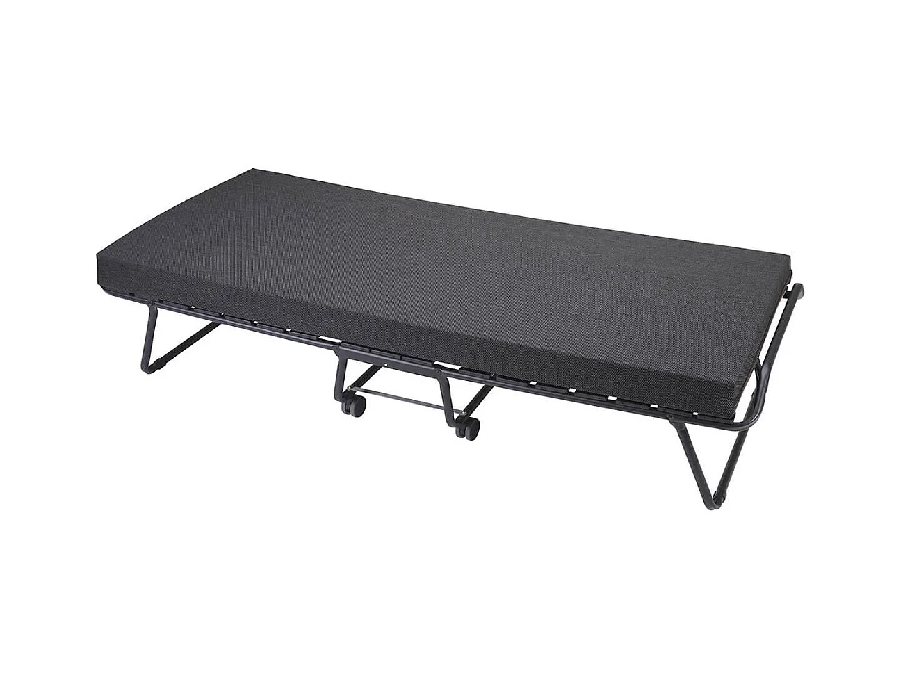 GRAND CONFORT - Lit Pliant à Roulettes 90x190cm avec Matelas