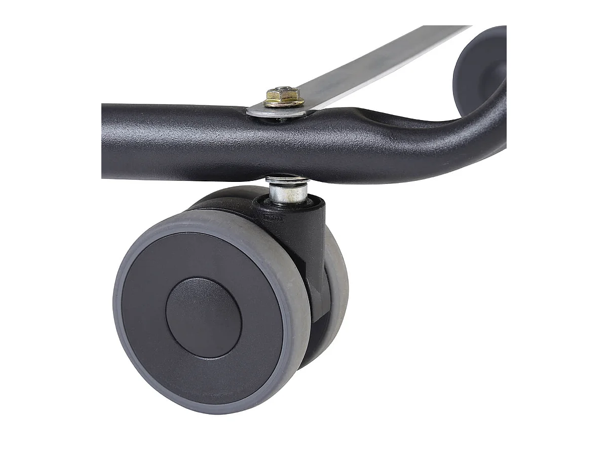 GRAND CONFORT - Lit Pliant à Roulettes 90x190cm avec Matelas