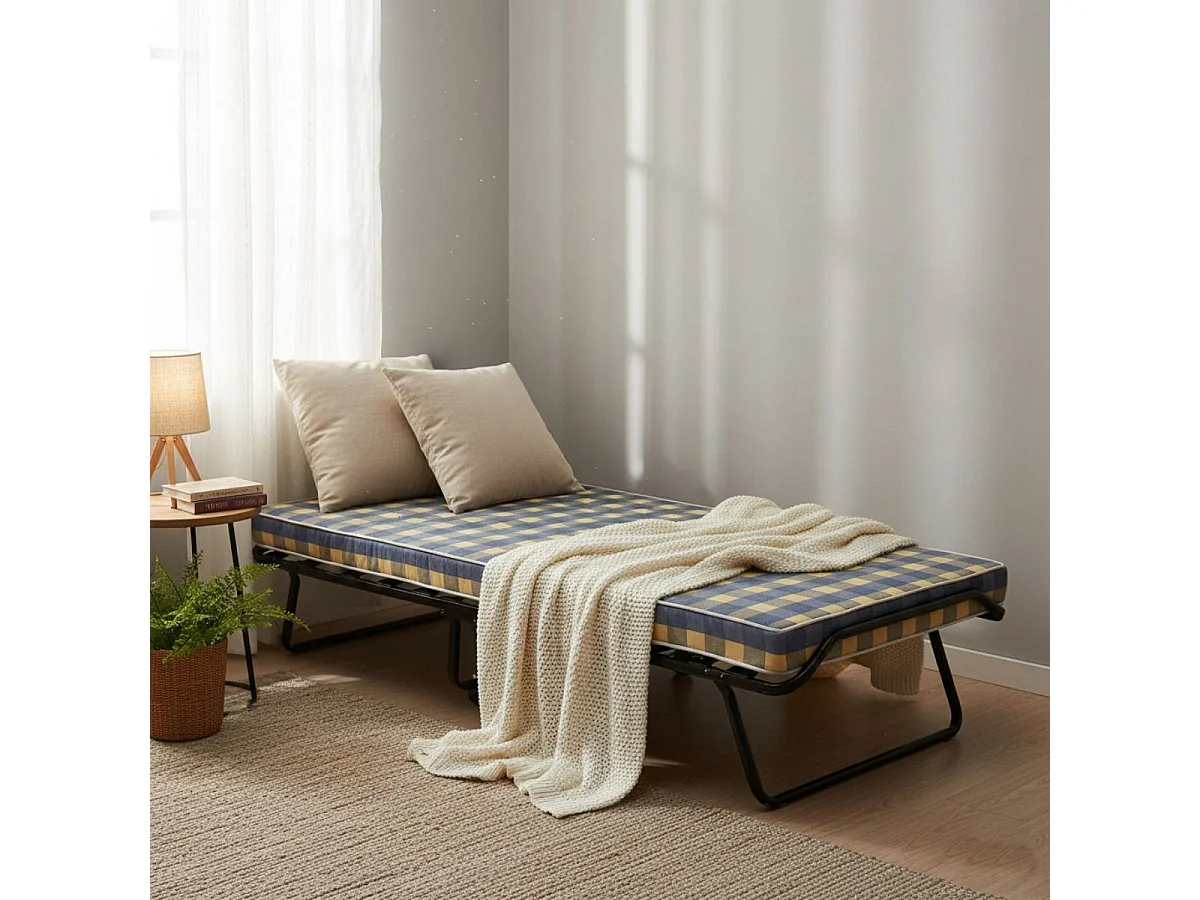 FIRST - Lit pliant à roulettes 120x190cm