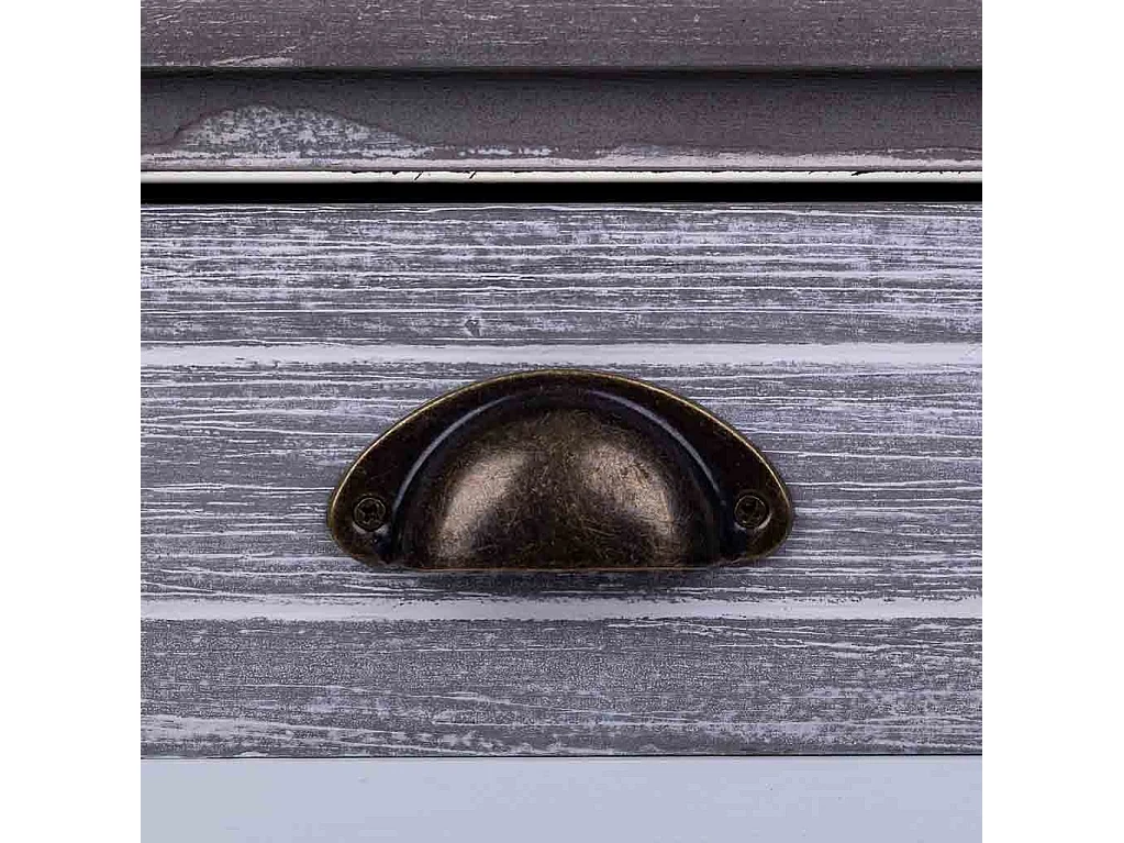 Comodino in legno bianco 40x29x42