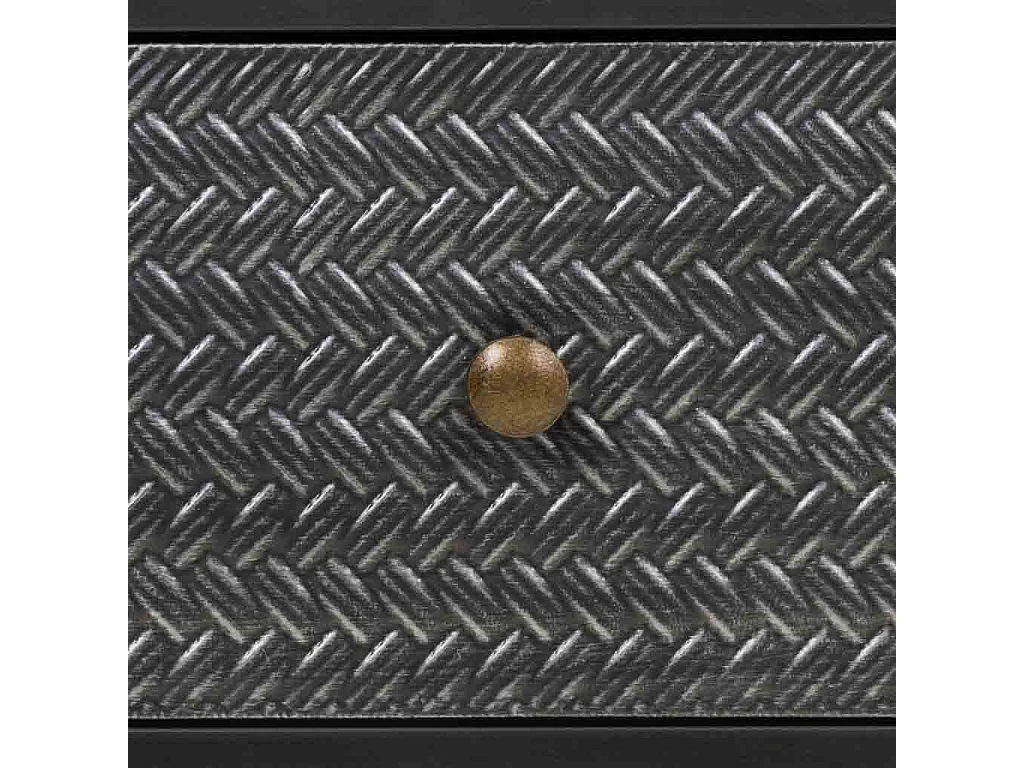 Mesita de metal cinza 50x30x56
