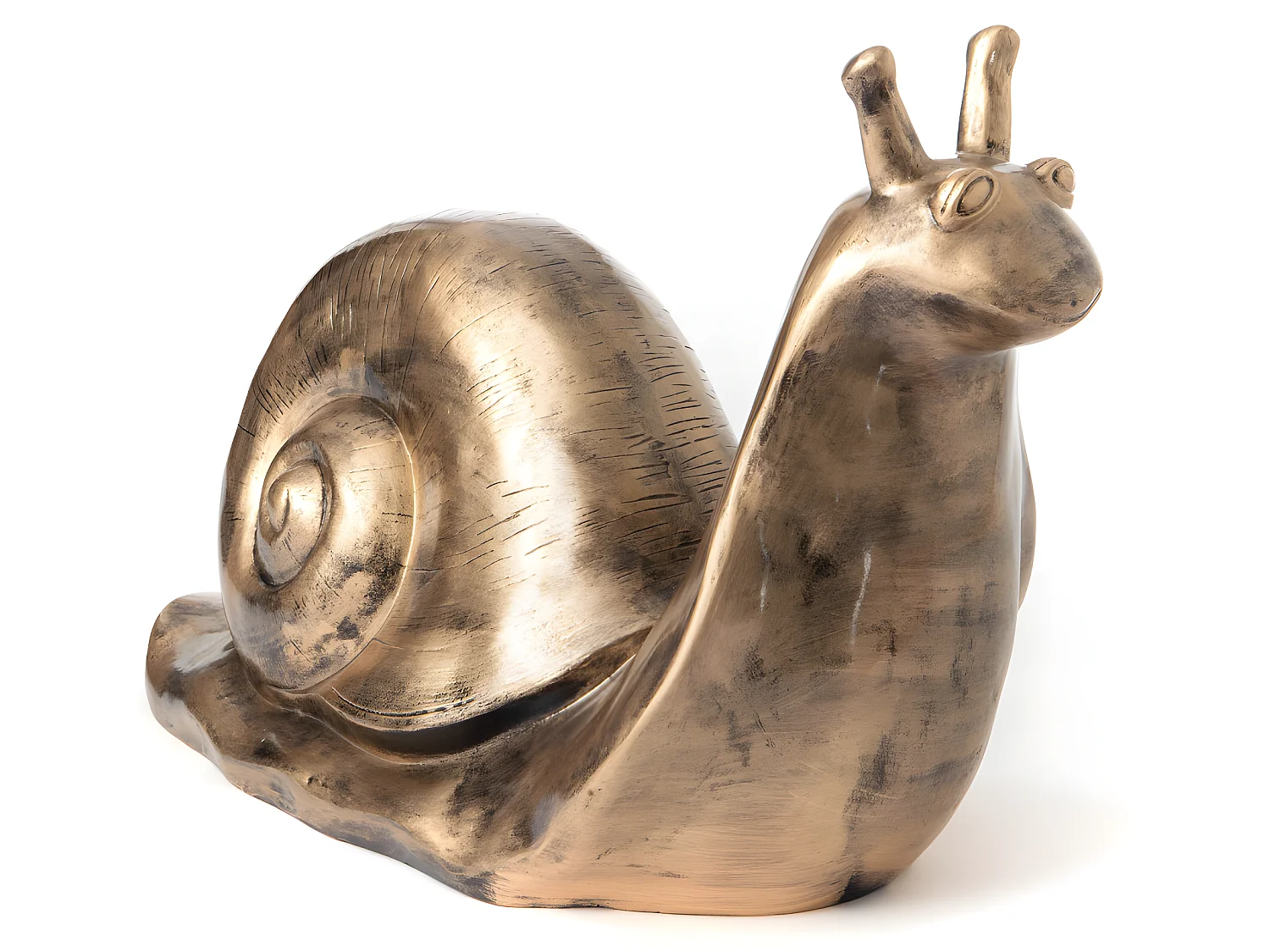 Escargot patine doré