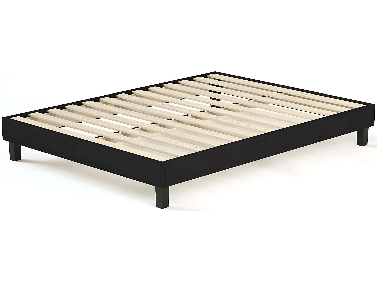 Ensemble matelas mémoire + sommier 90x190 Memo HR Hbedding - Mousse ergo, mousse HR 35kg et mousse effet mémoire de forme