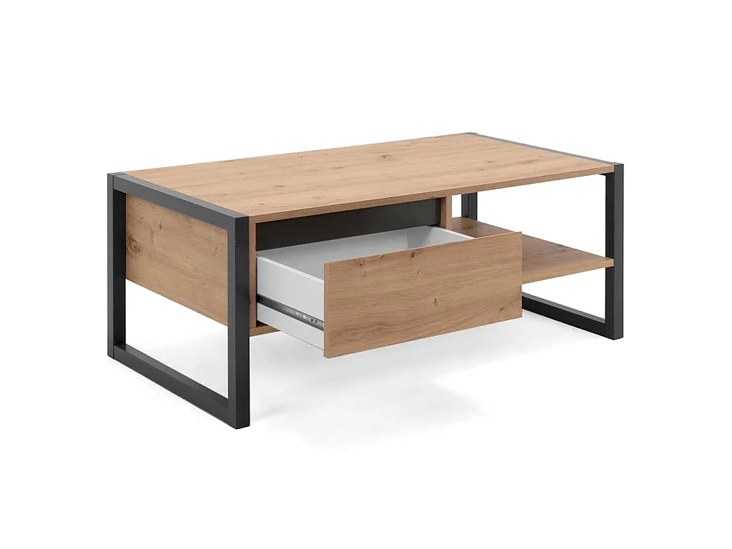 Table Basse avec Tiroir L100 cm - DENVER