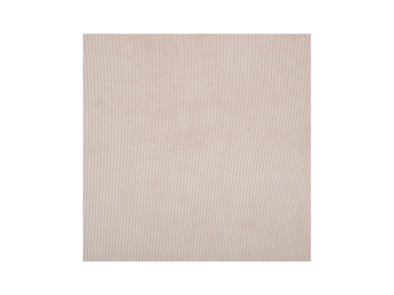 Chaise Fauteuil de table en Velours côtelé Beige lin et pieds en métal