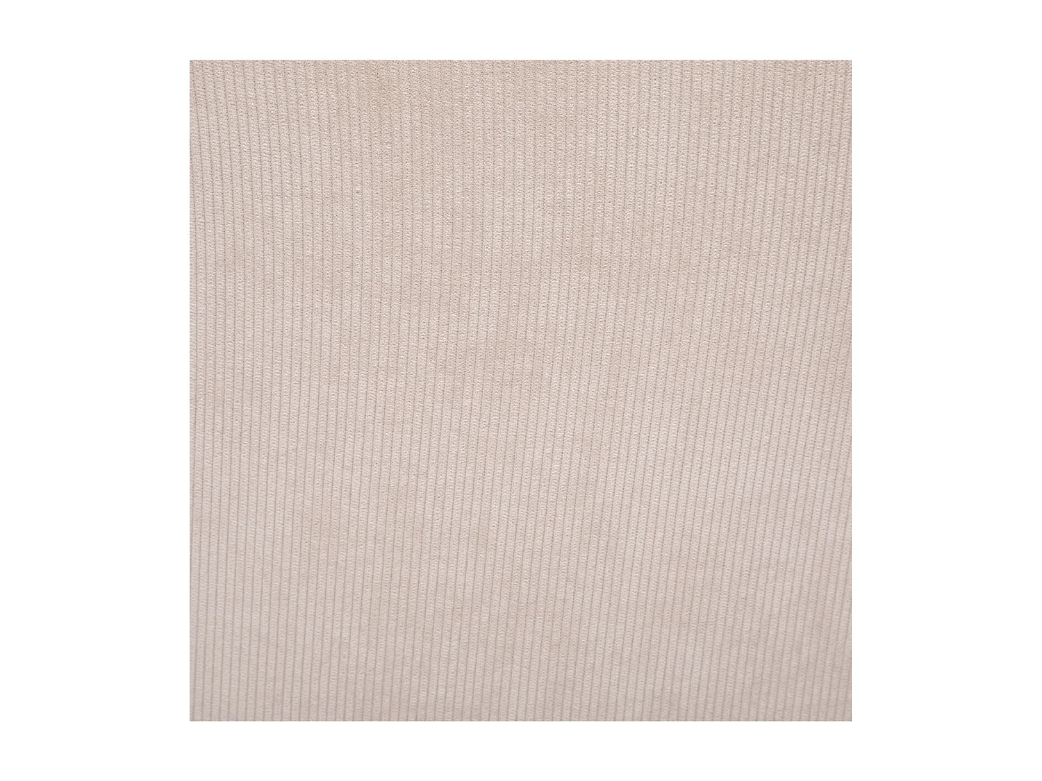 Chaise Fauteuil de table en Velours côtelé Beige lin et pieds en métal