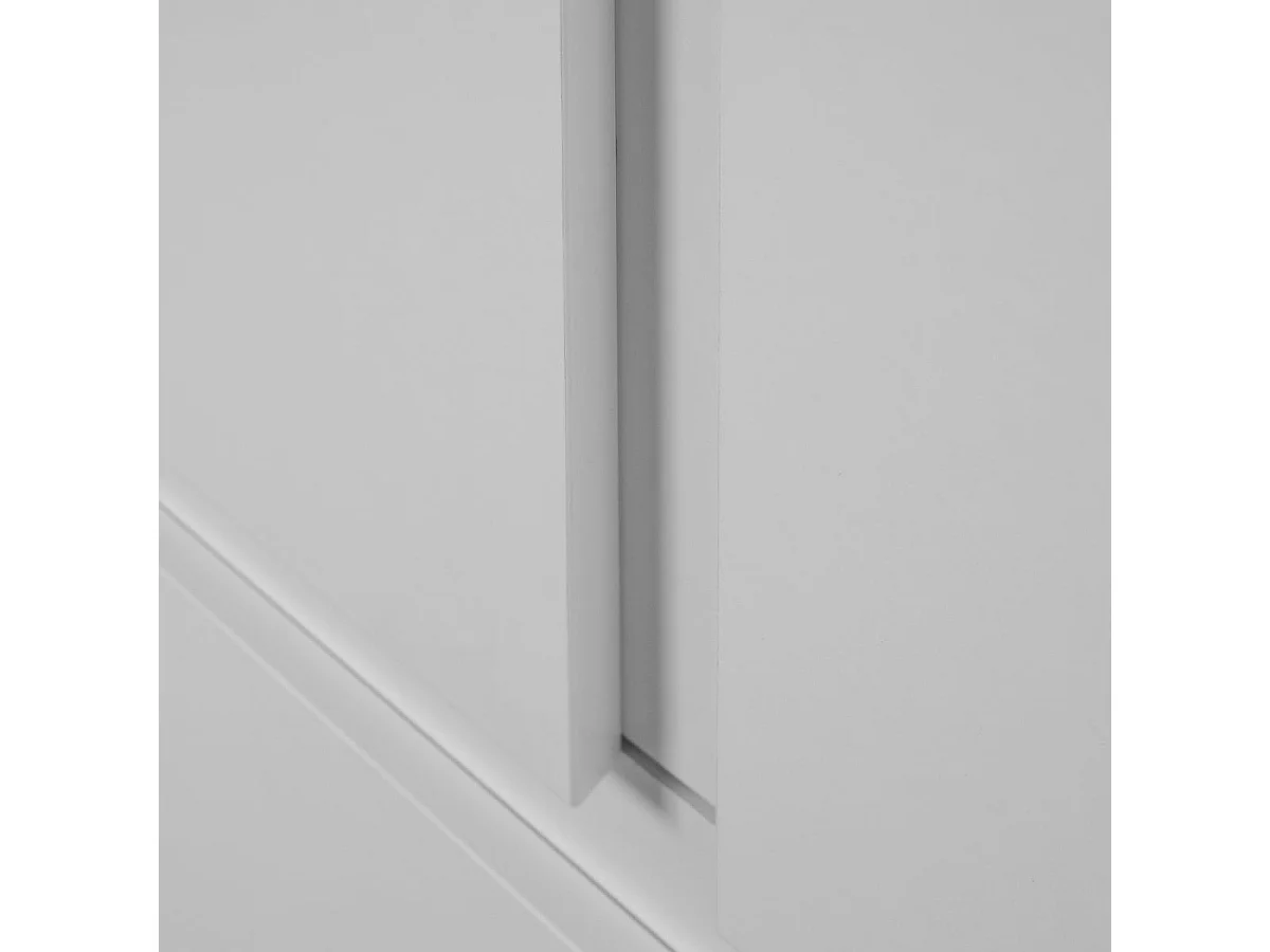 Szafa 2-drzwiowa z 2 białymi szufladami - szer. 80 x wys. 191 x gł. 55 cm