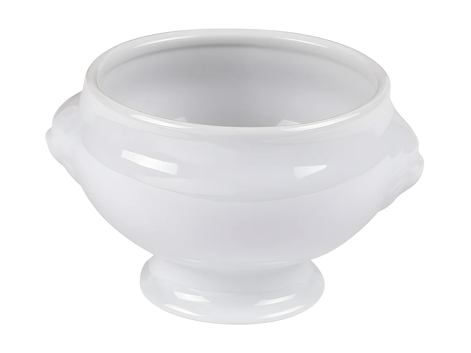 Bol tête de lion 40 cl en porcelaine blanche (lot de 6)