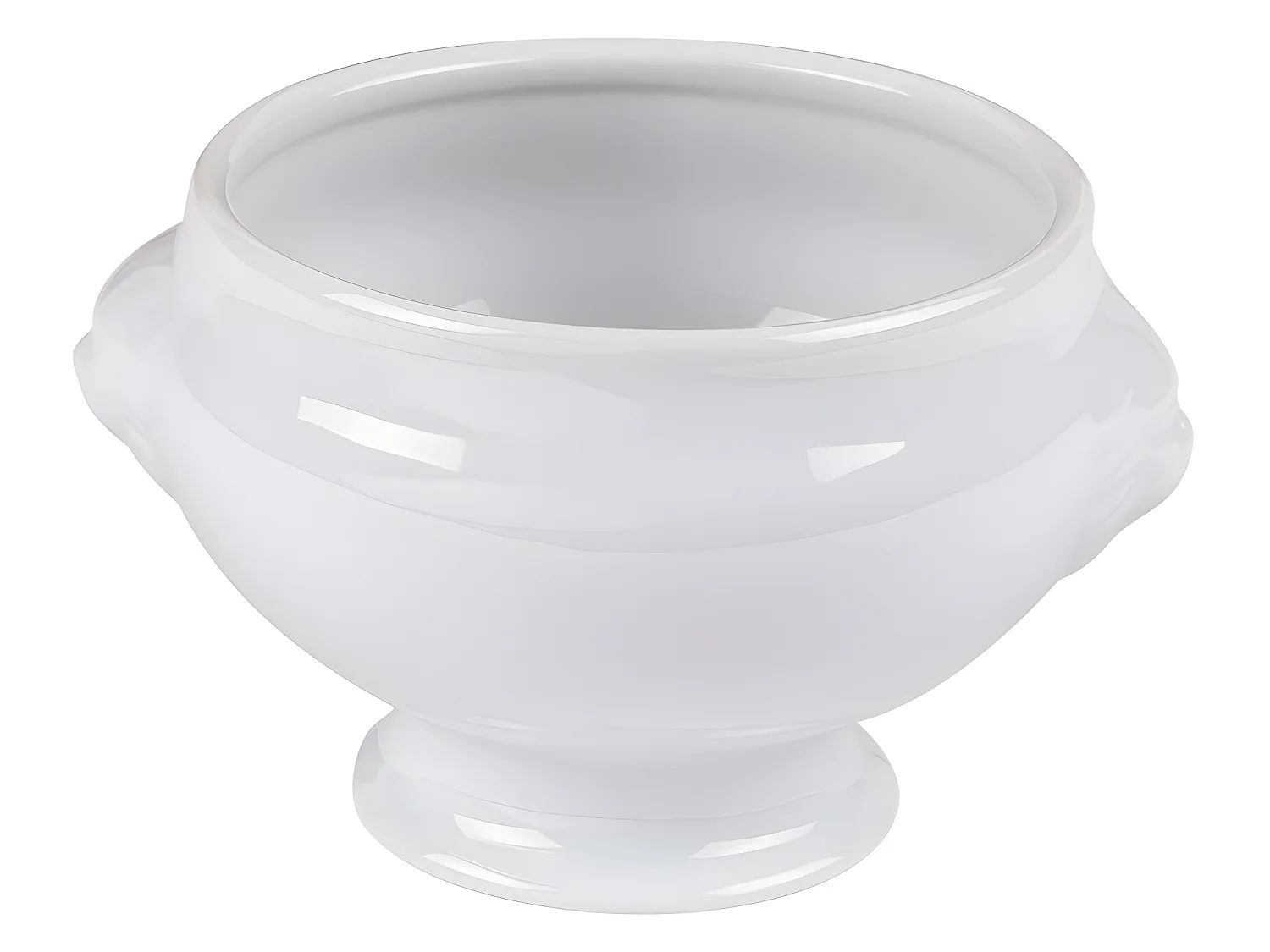 Bol tête de lion 40 cl en porcelaine blanche (lot de 6)