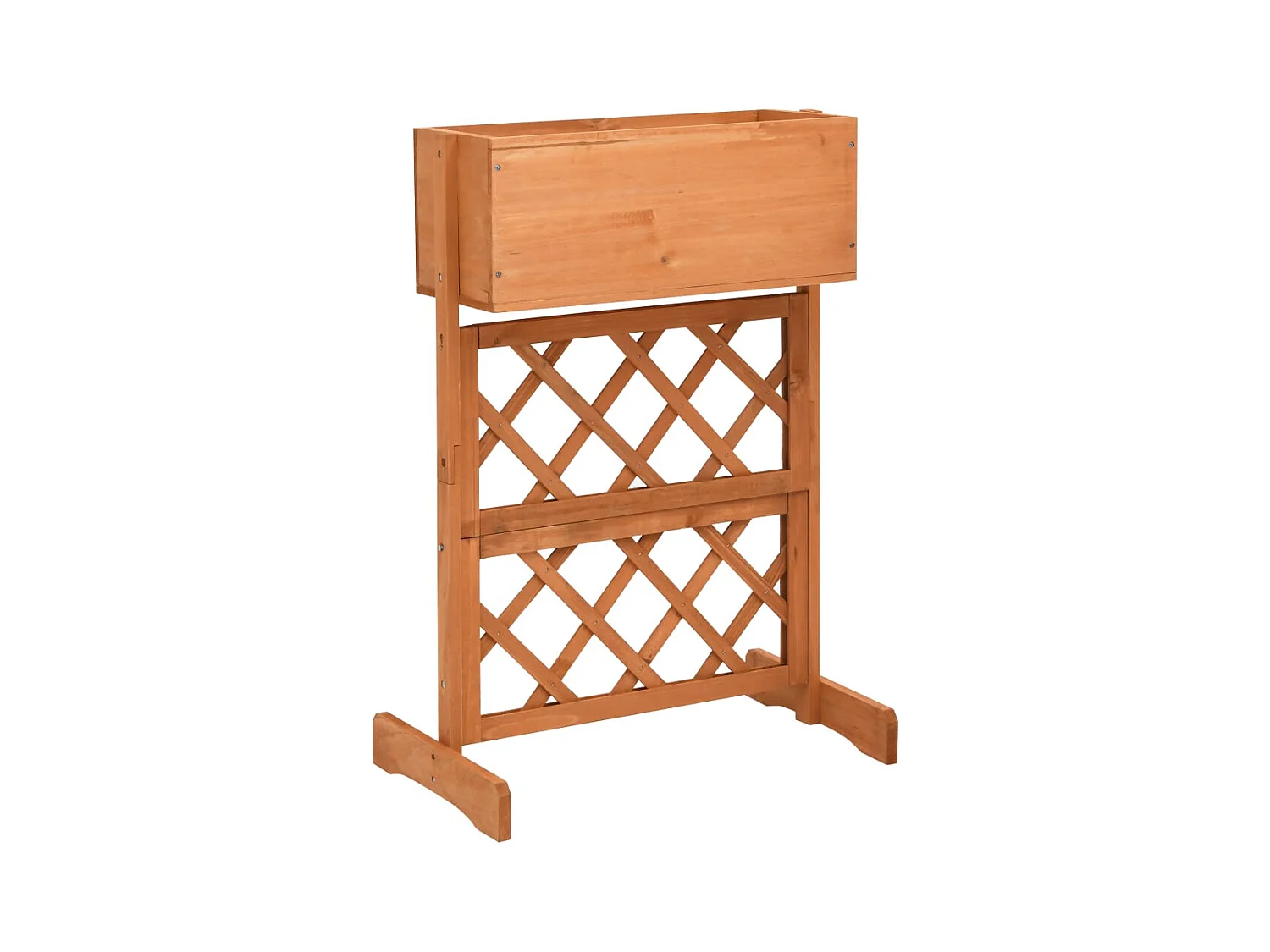 Fioriera da giardino a traliccio 45 x 30 x 74 cm in legno di abete 02_0000877