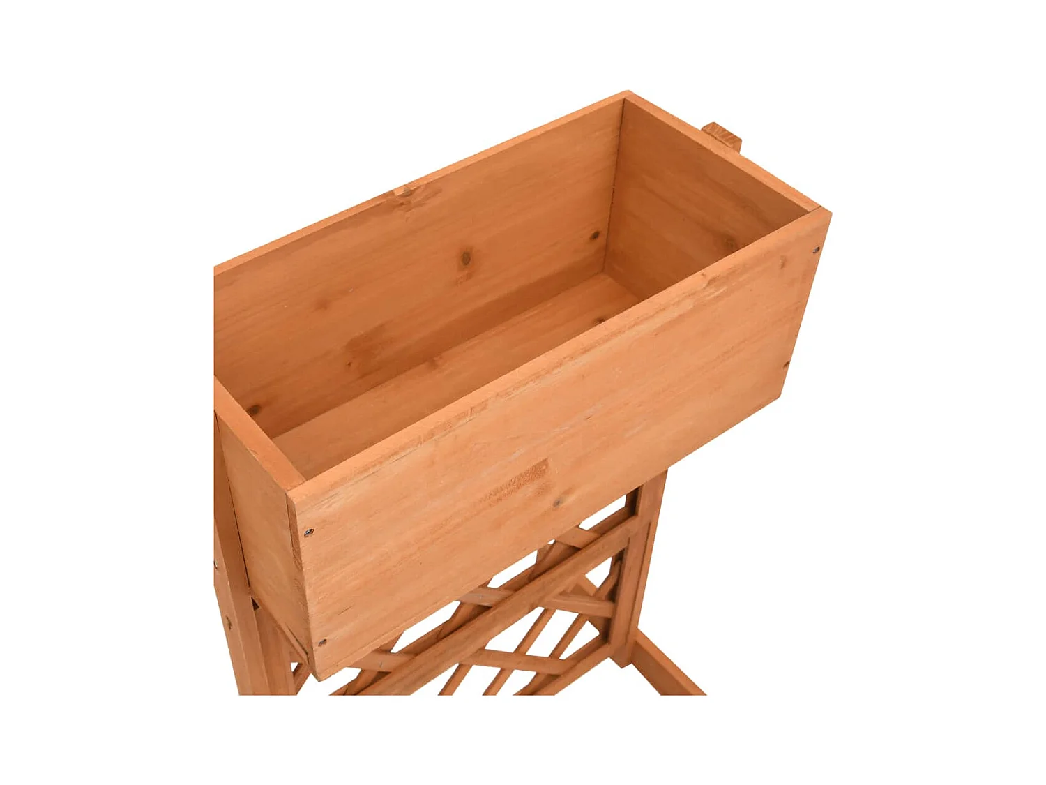 Fioriera da giardino a traliccio 45 x 30 x 74 cm in legno di abete 02_0000877