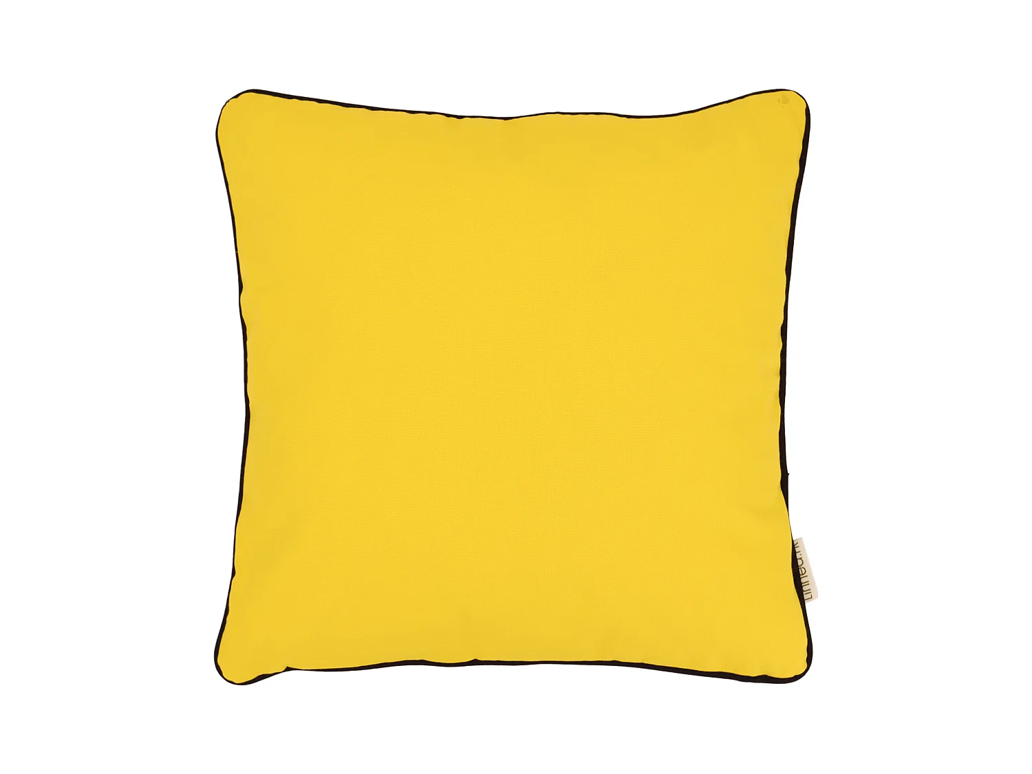 Housse de coussin 40x40 cm MONTSEGUR jaune Curcuma