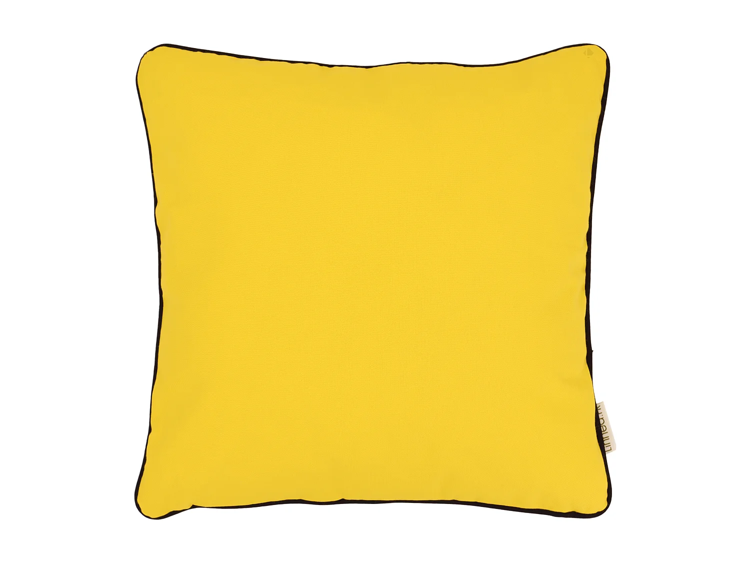 Housse de coussin 40x40 cm MONTSEGUR jaune Curcuma