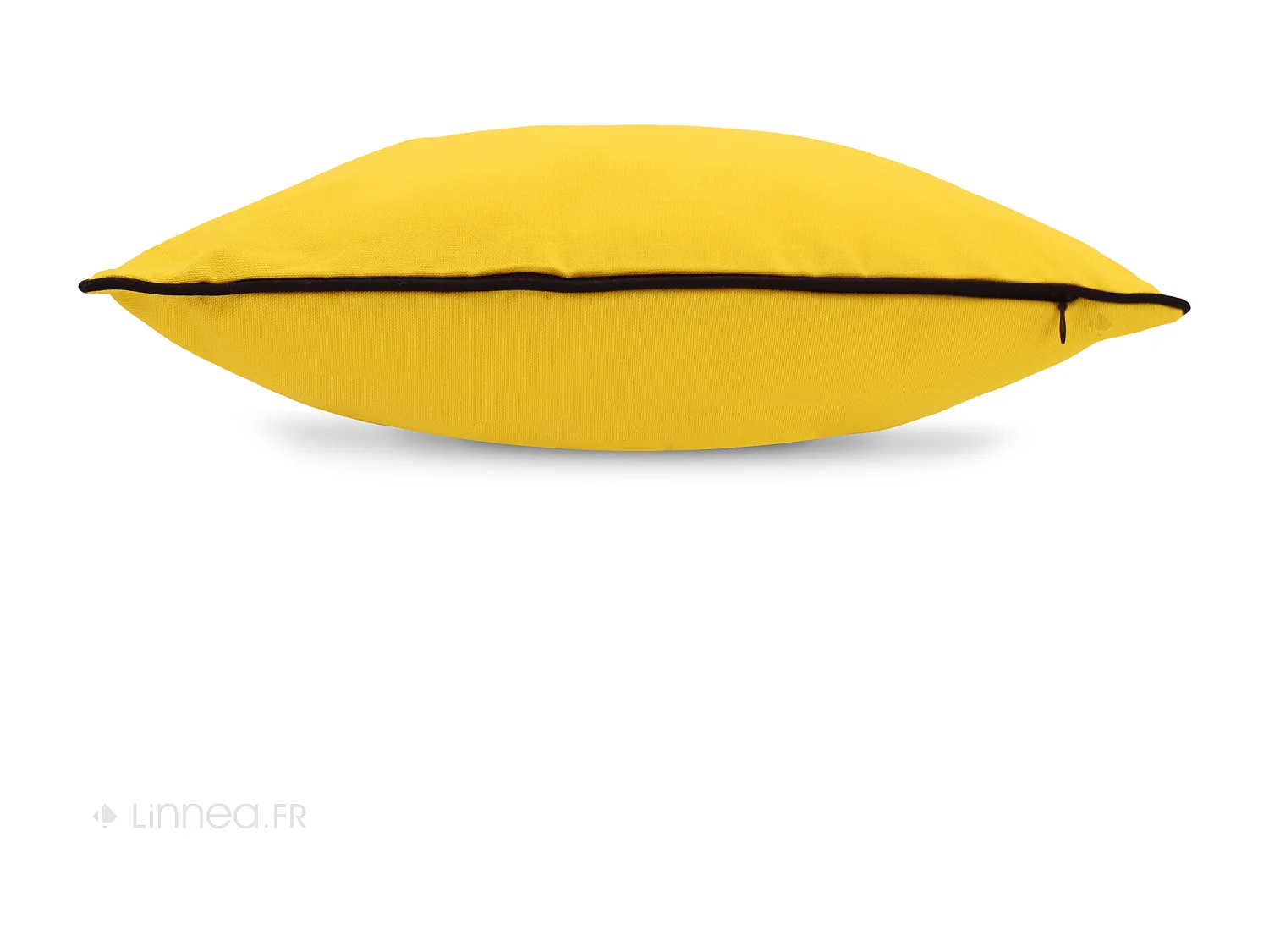 Housse de coussin 40x40 cm MONTSEGUR jaune Curcuma