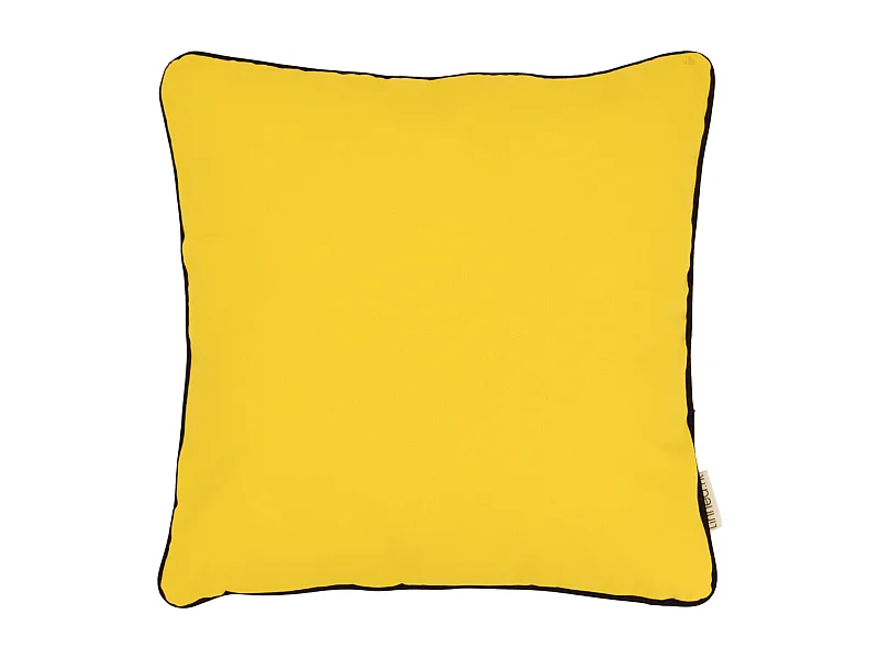 Housse de coussin 40x40 cm MONTSEGUR jaune Curcuma