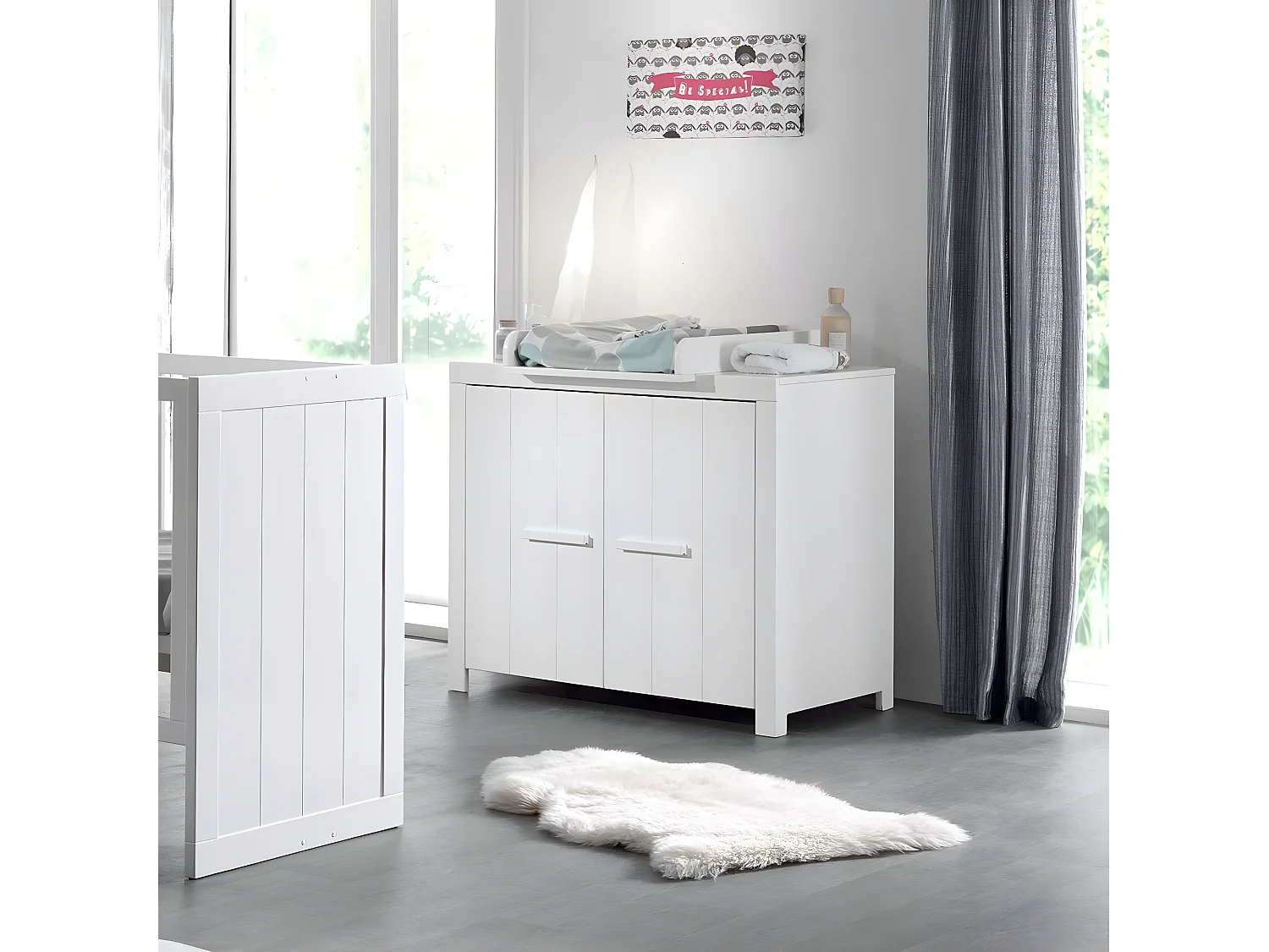 GASTON - Table à Langer Compatible avec la Commode GASTON