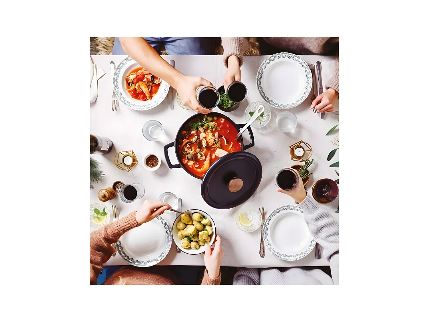 Beka Cocotte en fonte émaillée 30cm noir - 100168