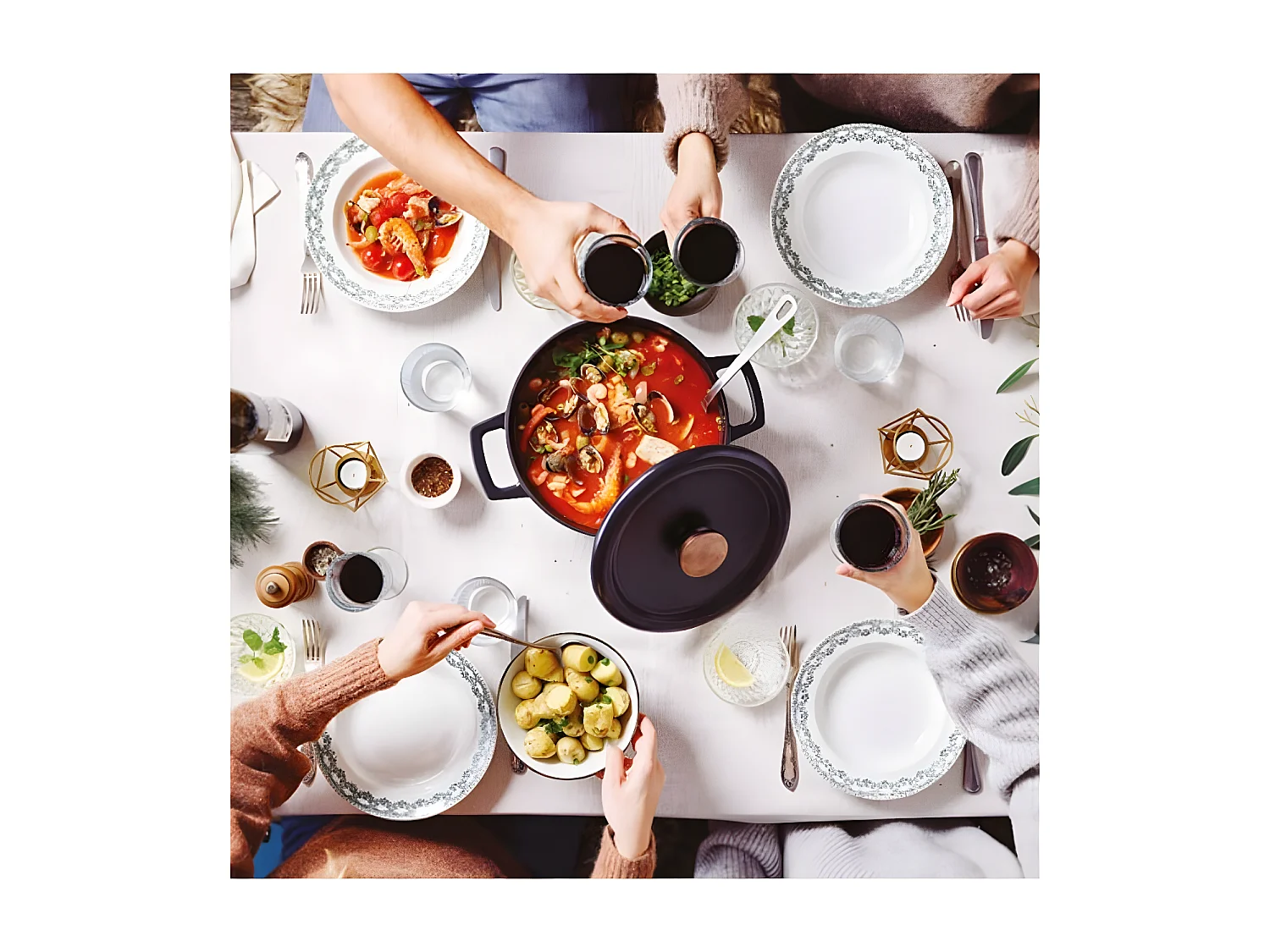 Beka Cocotte en fonte émaillée 30cm noir - 100168