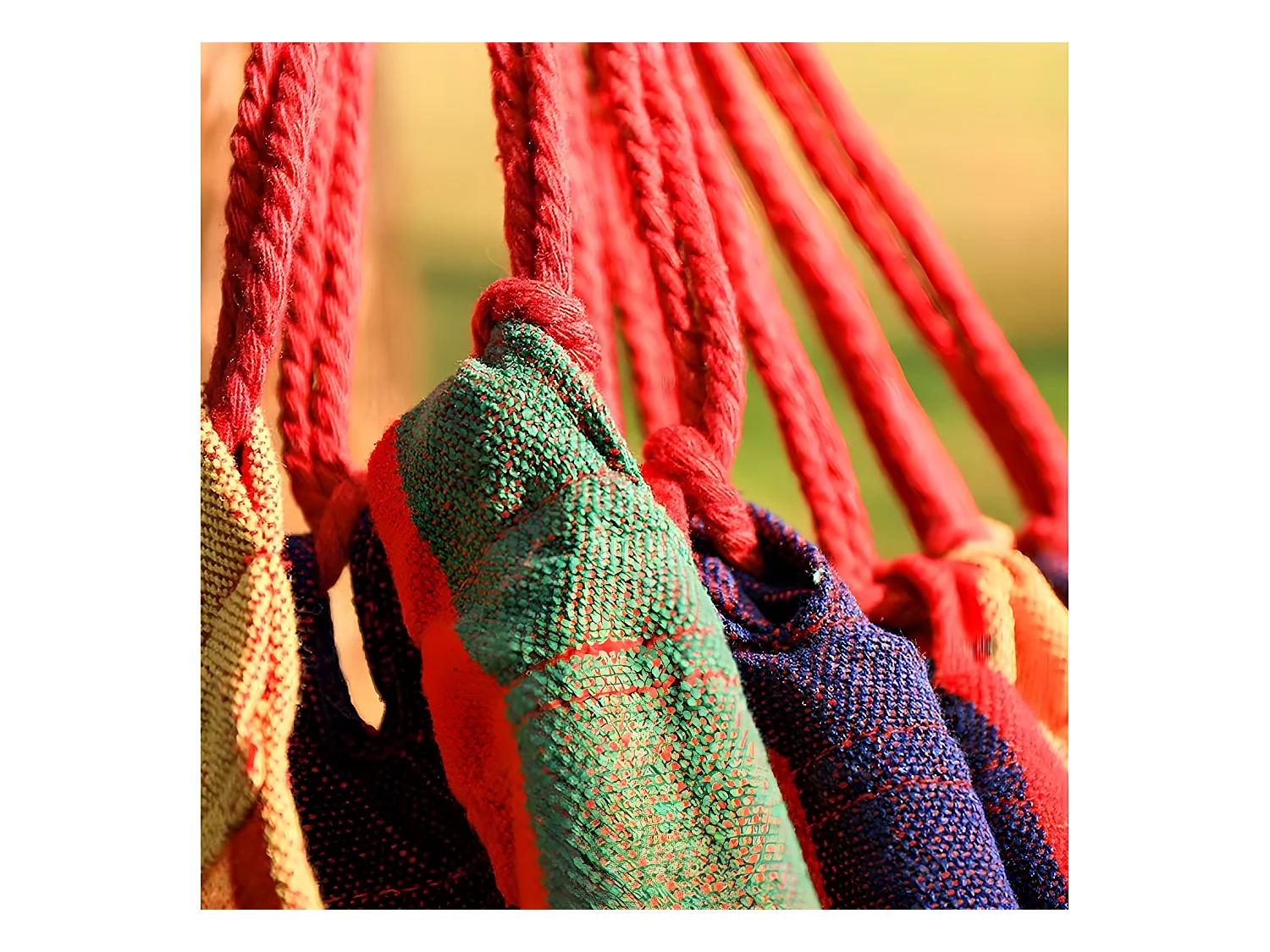 Toile hamac jardin "Dallas" - 3.6 m - Rouge