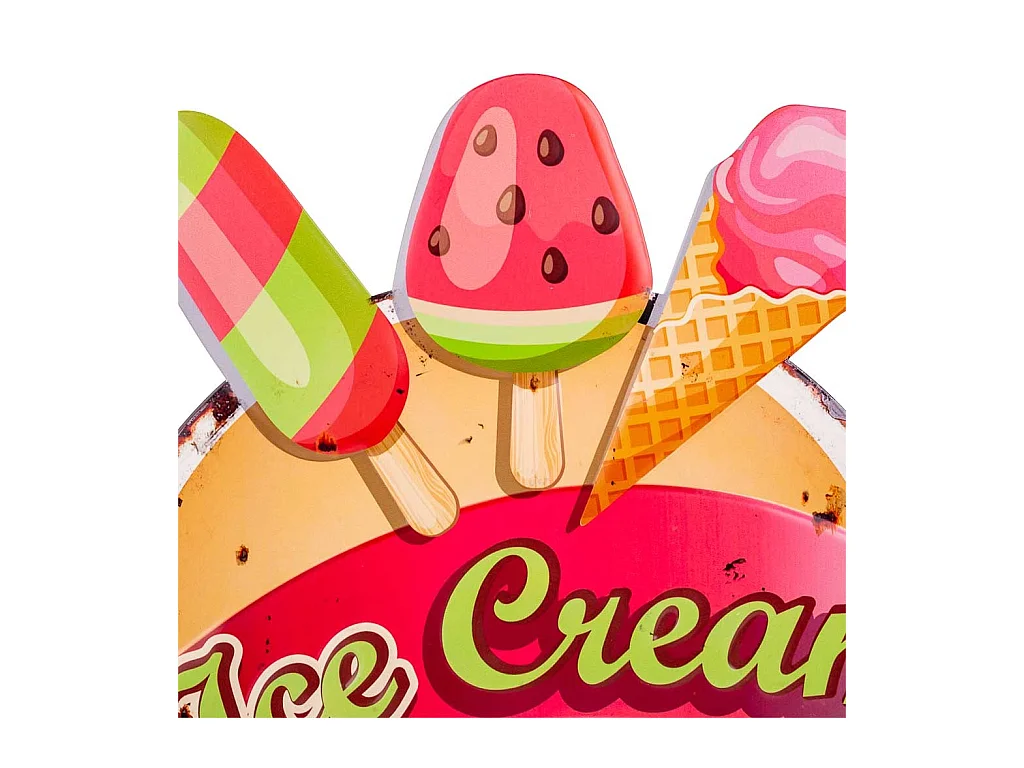 Rote Metallplatte 38x45x1h cm