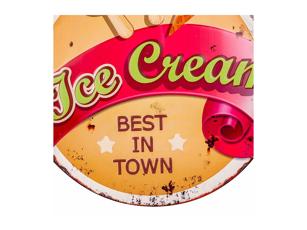 Rote Metallplatte 38x45x1h cm