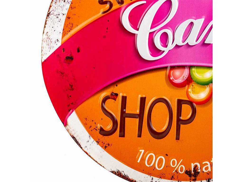 Rote Metallplatte 43x50x1h cm