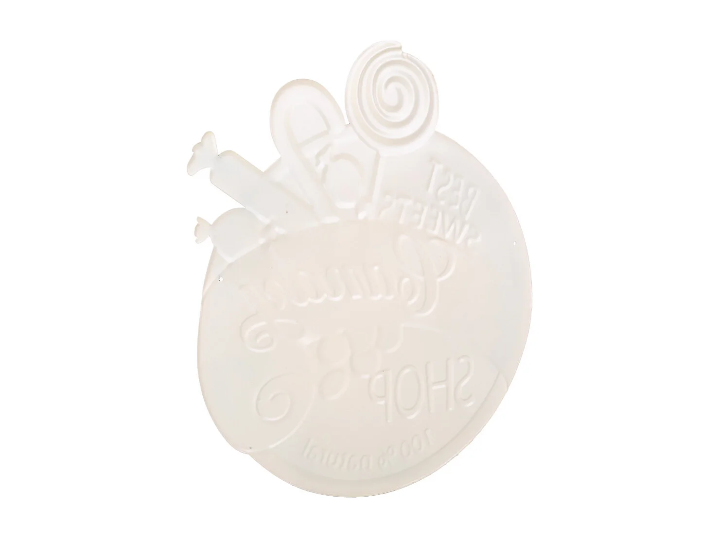 Rote Metallplatte 43x50x1h cm