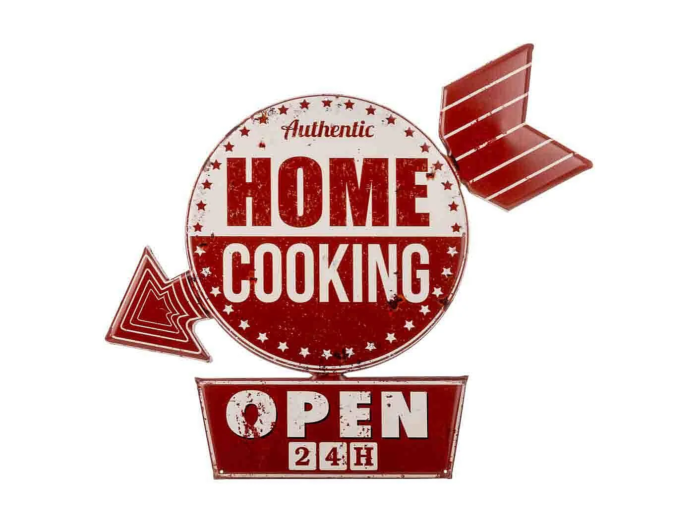 Plaque murale décorative en métal 52x59x1h