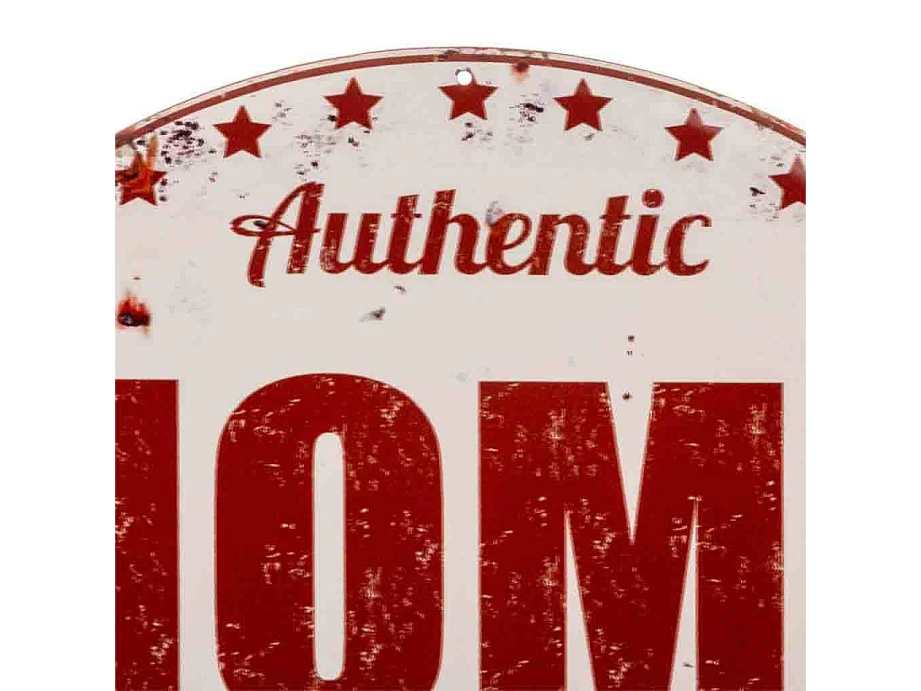 Plaque murale décorative en métal 52x59x1h