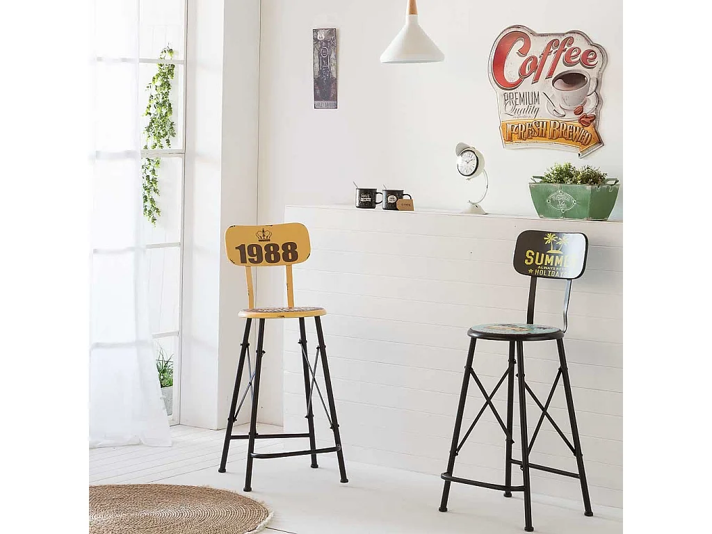 Placa de decoración de pared de metal 55x56x1