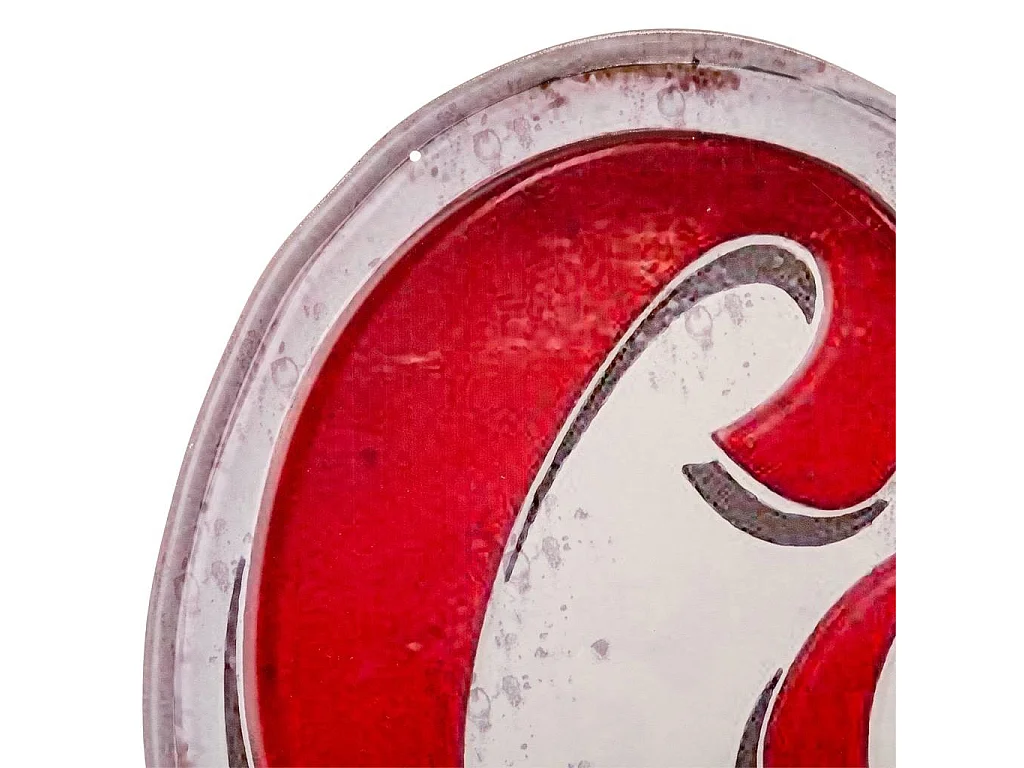 Placa de decoración de pared de metal 55x56x1