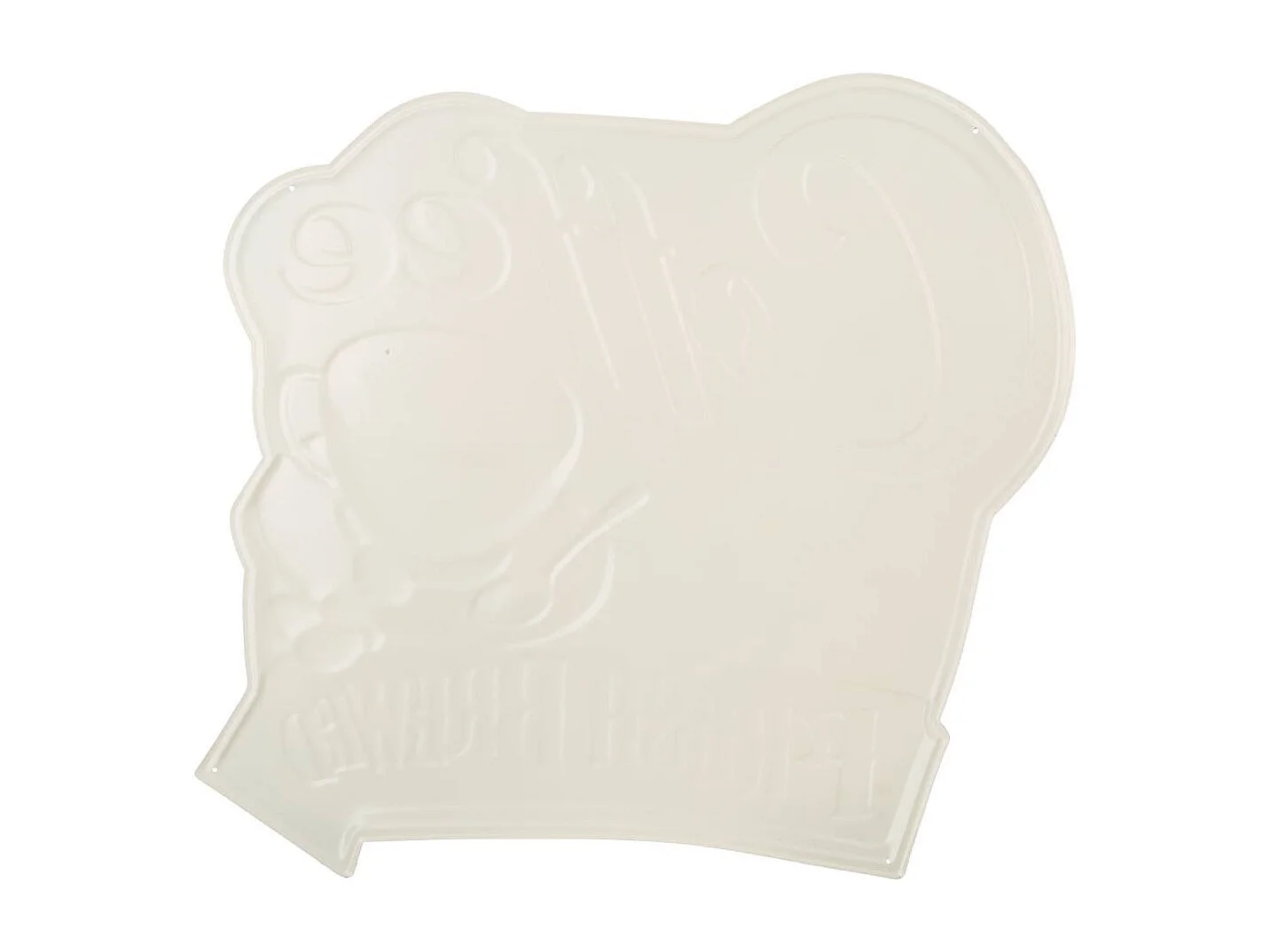 Placa de decoración de pared de metal 55x56x1