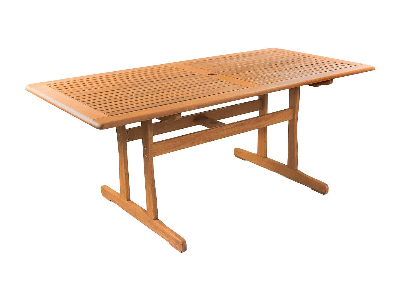 Salon de jardin repas "Séoul" - 1 Table + 8 chaises - Maple - Beige
