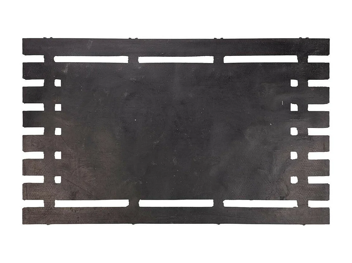 Felpudo de goma y fibra natural 45x75h