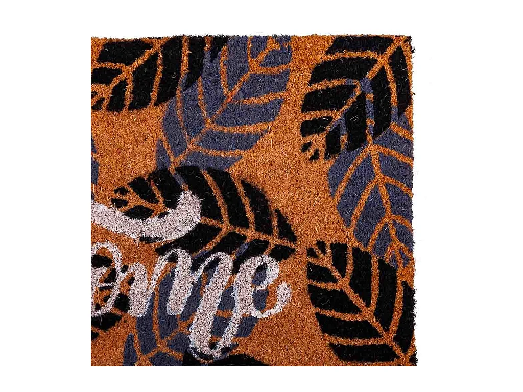 Paillasson en coco avec motif imprimé 45x75h