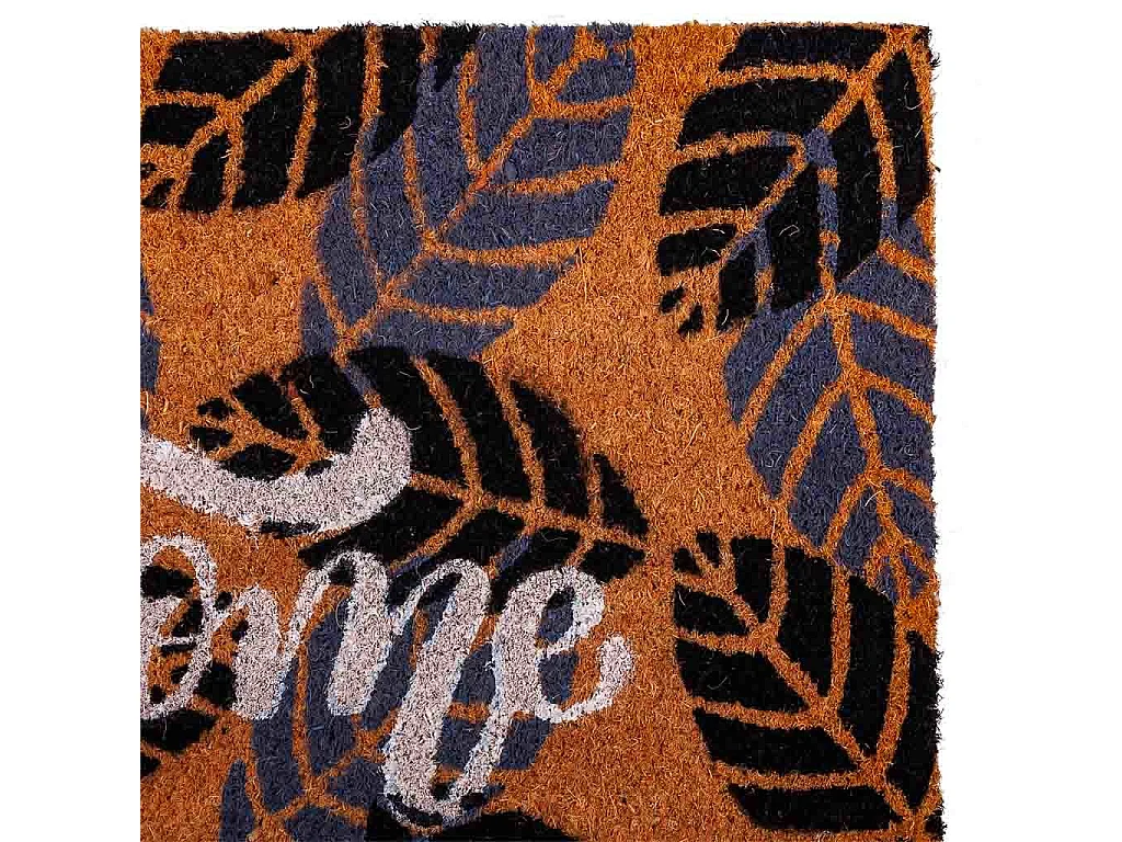 Fußmatte aus Kokosnuss mit aufgedruckter Zeichnung, 45 x 75 cm