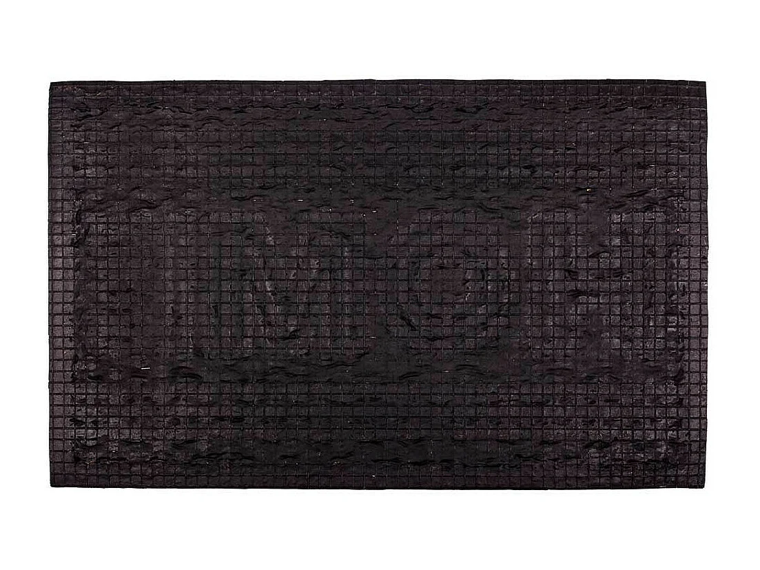 Fußmatte aus Gummi und Naturfaser, 45x75h cm