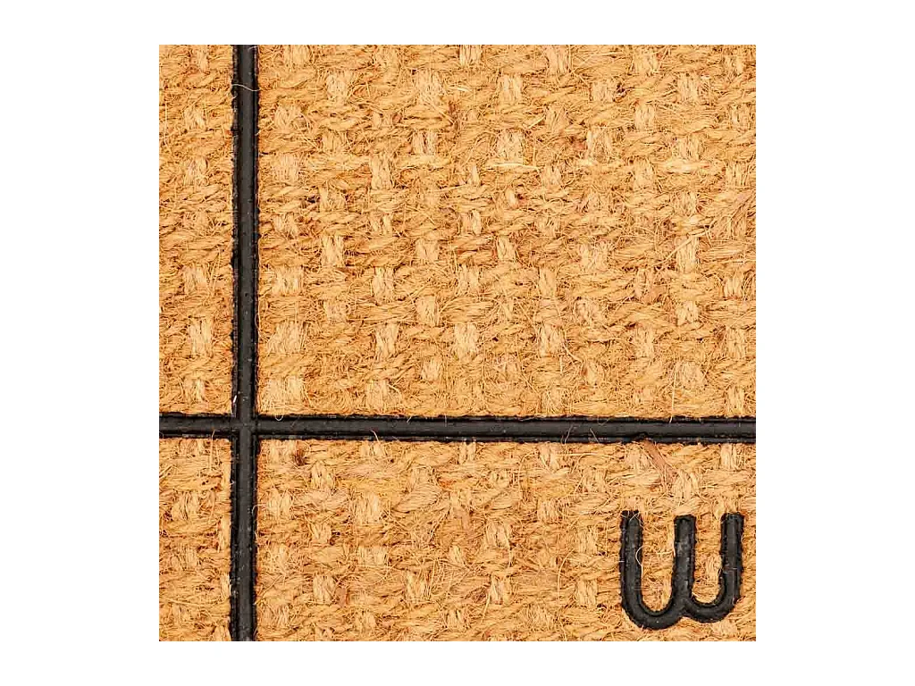 Natürliche Kokosnuss-Fußmatte 45x75h cm