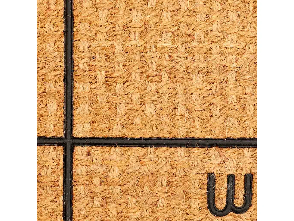 Natürliche Kokosnuss-Fußmatte 45x75h cm